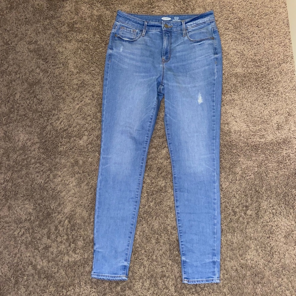 old navy rockstar jeans - size: 8 EUC